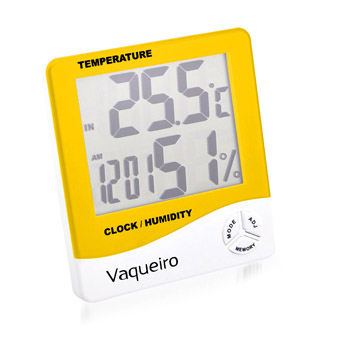 Digital LCD Temperature Alarm Clock