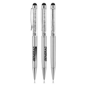 2-In-1 Crystal Rhinestones Stylus Pen