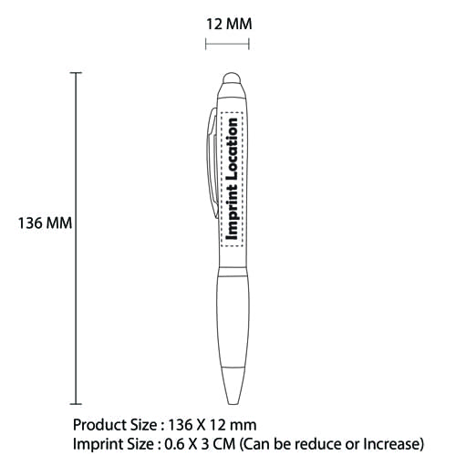 Creative Ballpoint Pen With Stylus