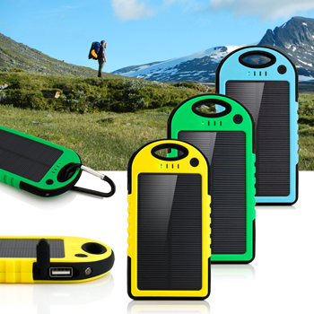 5000mAh Solar Charger Power Bank