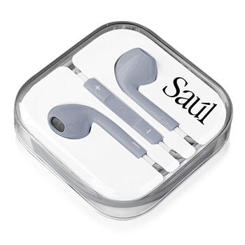 Stereo Earbud With Mic Volume Control