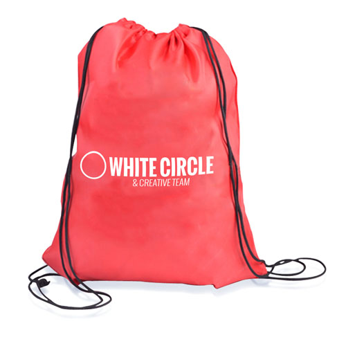 210D Polyester Custom Drawstring Backpack