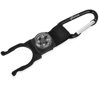 Bottle Holder Carabiner With Compass