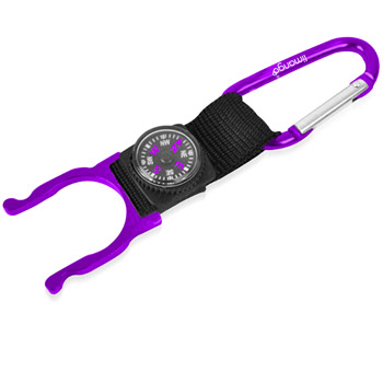 Bottle Holder Carabiner With Compass