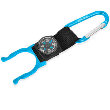 Bottle Holder Carabiner With Compass