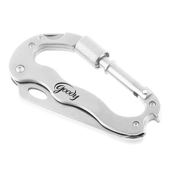 5-In-1 Aluminum Carabiner Hook