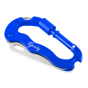 5-In-1 Aluminum Carabiner Hook