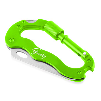 5-In-1 Aluminum Carabiner Hook