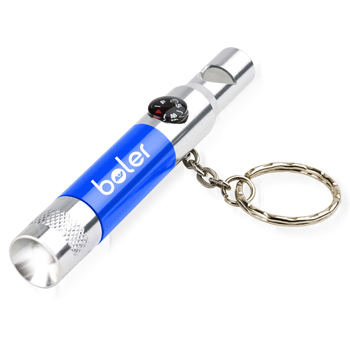 4 InÂ 1 Compass Whistle Key Ring