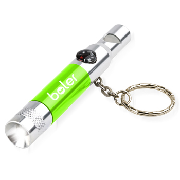 4 InÂ 1 Compass Whistle Key Ring