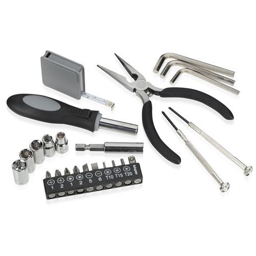 24 Piece Tire Shaped Tool Kit 