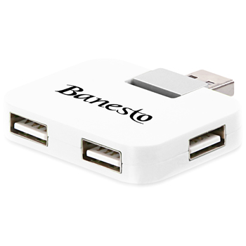 Mini Simple 4 Port USB 2.0 Hub