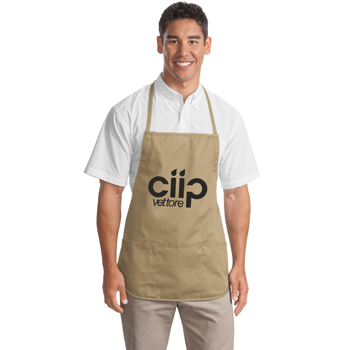 Polyester Apron With Center Pocket