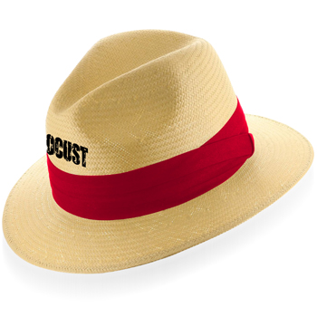 Winding Straw Hat With Ribbon