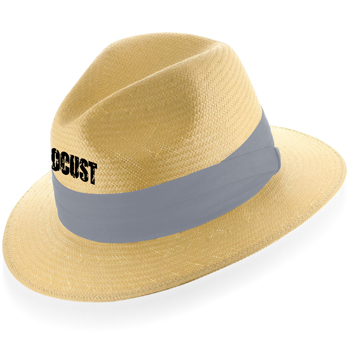 Winding Straw Hat With Ribbon