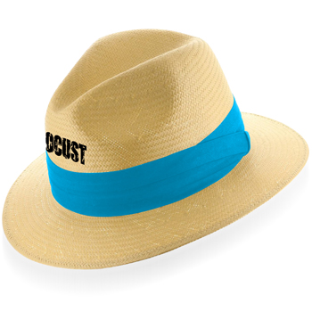 Winding Straw Hat With Ribbon