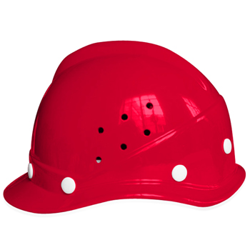 V-Shaped Fiberglass Alarm Helmet