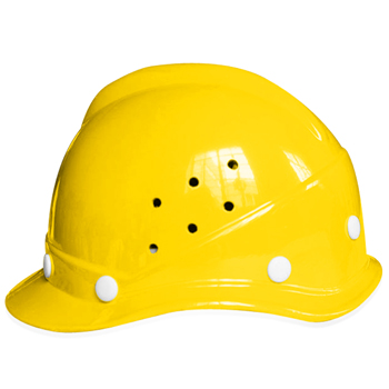 V-Shaped Fiberglass Alarm Helmet