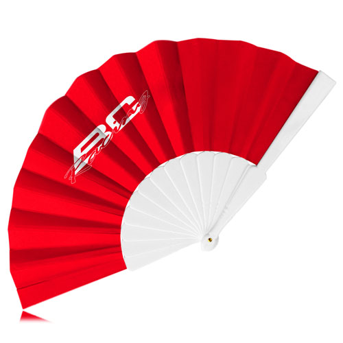 Hand Folding Polyester Fan 