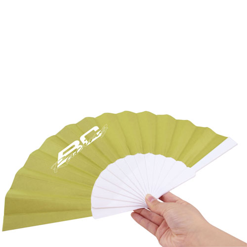 Hand Folding Polyester Fan 