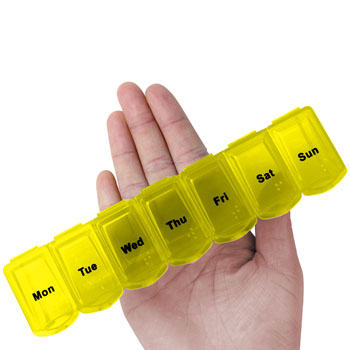 Translucent Weekly 7 Days Pill Box