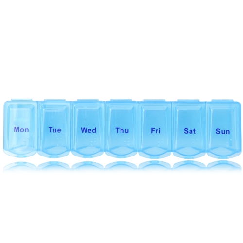 Translucent Weekly 7 Days Pill Box 