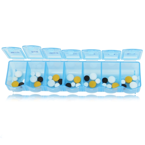 Translucent Weekly 7 Days Pill Box 