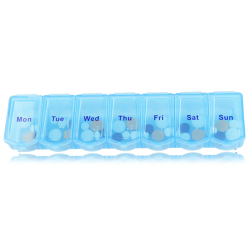 Translucent Weekly 7 Days Pill Box 