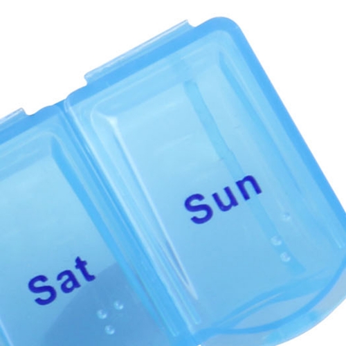 Translucent Weekly 7 Days Pill Box 