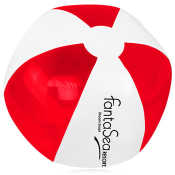 Semi-Translucent Inflatable Beach Ball 