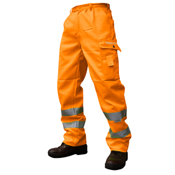 Reflective Safety Trouser With Cargo Pocket