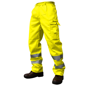 Reflective Safety Trouser With Cargo Pocket