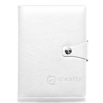 Leather Cover Jotter With 80 Sheet Paper