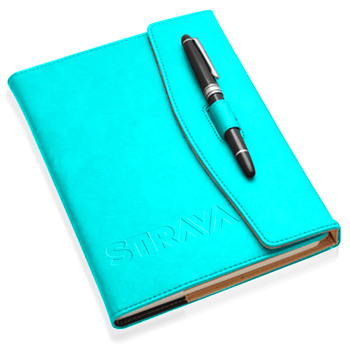 Triple Fold Leather Executive Jotter 