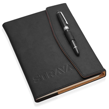 Triple Fold Leather Executive Jotter 