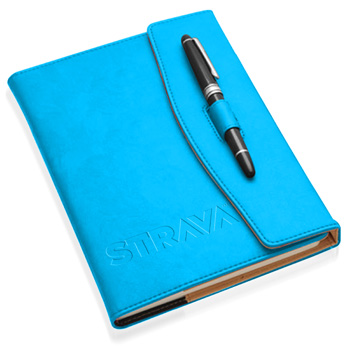 Triple Fold Leather Executive Jotter 