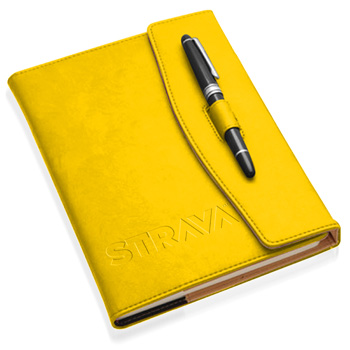 Triple Fold Leather Executive Jotter 