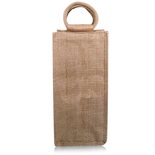 Natural One Bottle Jute Bag