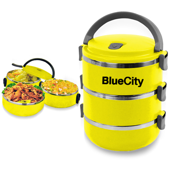 Round Heat Insulated Lunch Box