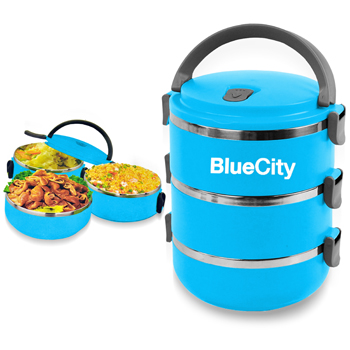 Round Heat Insulated Lunch Box