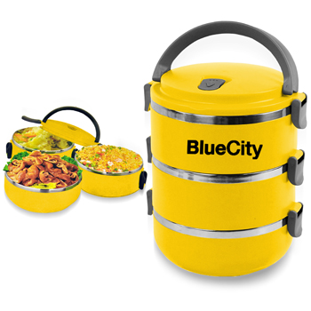 Round Heat Insulated Lunch Box