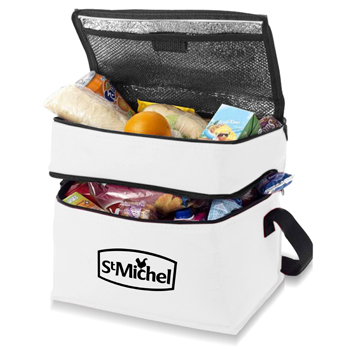 Double Compartment Lunch Cooler Bag 