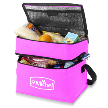 Double Compartment Lunch Cooler Bag 