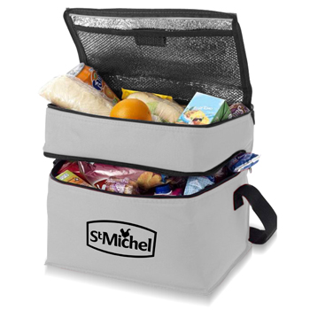 Double Compartment Lunch Cooler Bag 