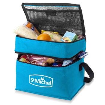 Double Compartment Lunch Cooler Bag 