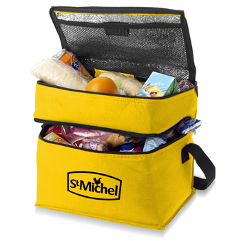 Double Compartment Lunch Cooler Bag 