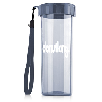 Transparent Water Bottle With Wrist Strap