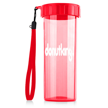 Transparent Water Bottle With Wrist Strap