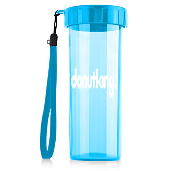 Transparent Water Bottle With Wrist Strap