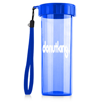 Transparent Water Bottle With Wrist Strap